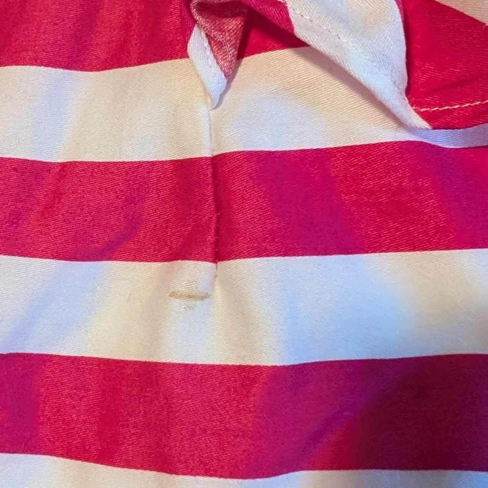 🌙 Lilly Pulitzer Pink and White Striped Strapless Dress - Picture 7 of 10